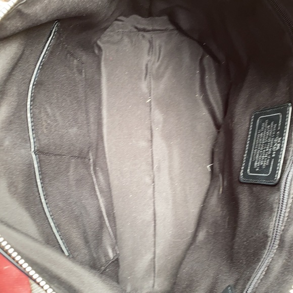 Leather coach tote - Picture 4 of 6